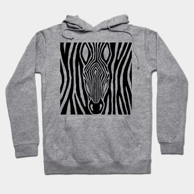 zebra transparent Hoodie by Shyflyer